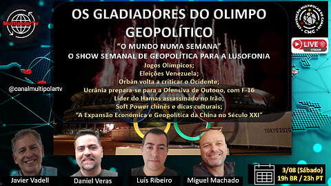 O MUNDO NUMA SEMANA - O SHOW SEMANAL DA GEOPOLÍTICA