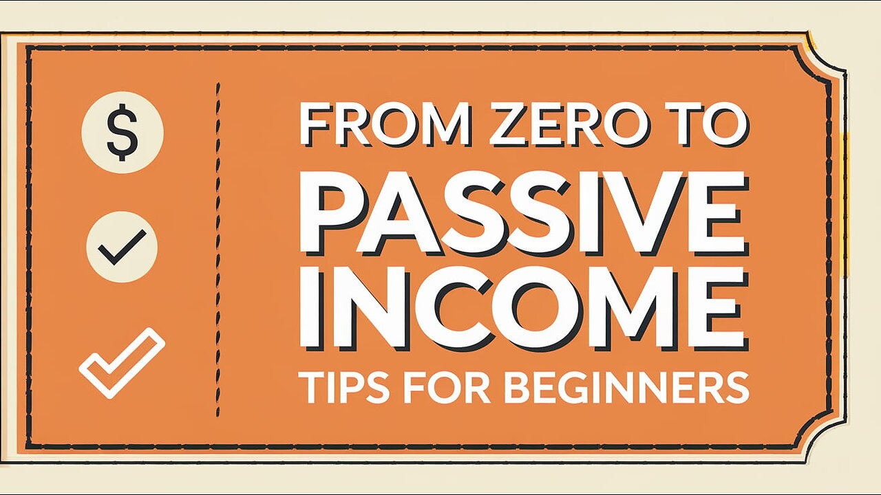 **"From Zero to Passive Income: Tips for Beginners"**