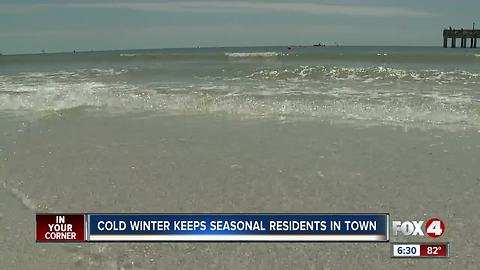 Prolonged winter has seasonal residents extending their stay in SWFL