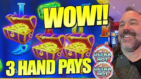 Wow! Three Hand Pays On Ultra Hot Mega Link Banking a Huge Profit!