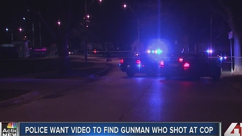 Police want to find gunman who shot at cop