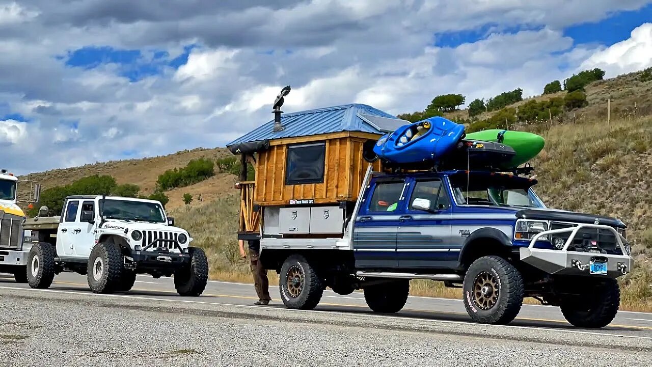 Overland Youtubers Road Tripping across Colorado - Traffic Jam and Running Errands is FUN!