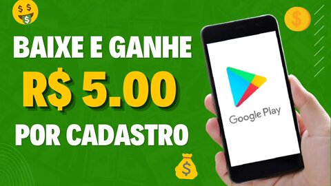 BAIXE E GANHE R$60 | Receba R$5,00 Por Cada Cadastro Via Pix Sem Limites - App Pagando Por Cadastro