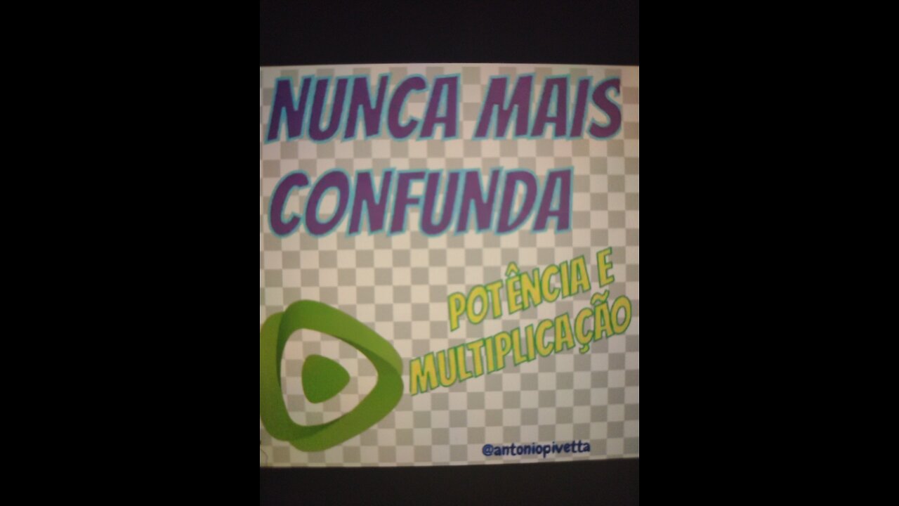 MULTIPLICAÇÃO E POTENCIAÇÃO - NUNCA MAIS CONFUNDA