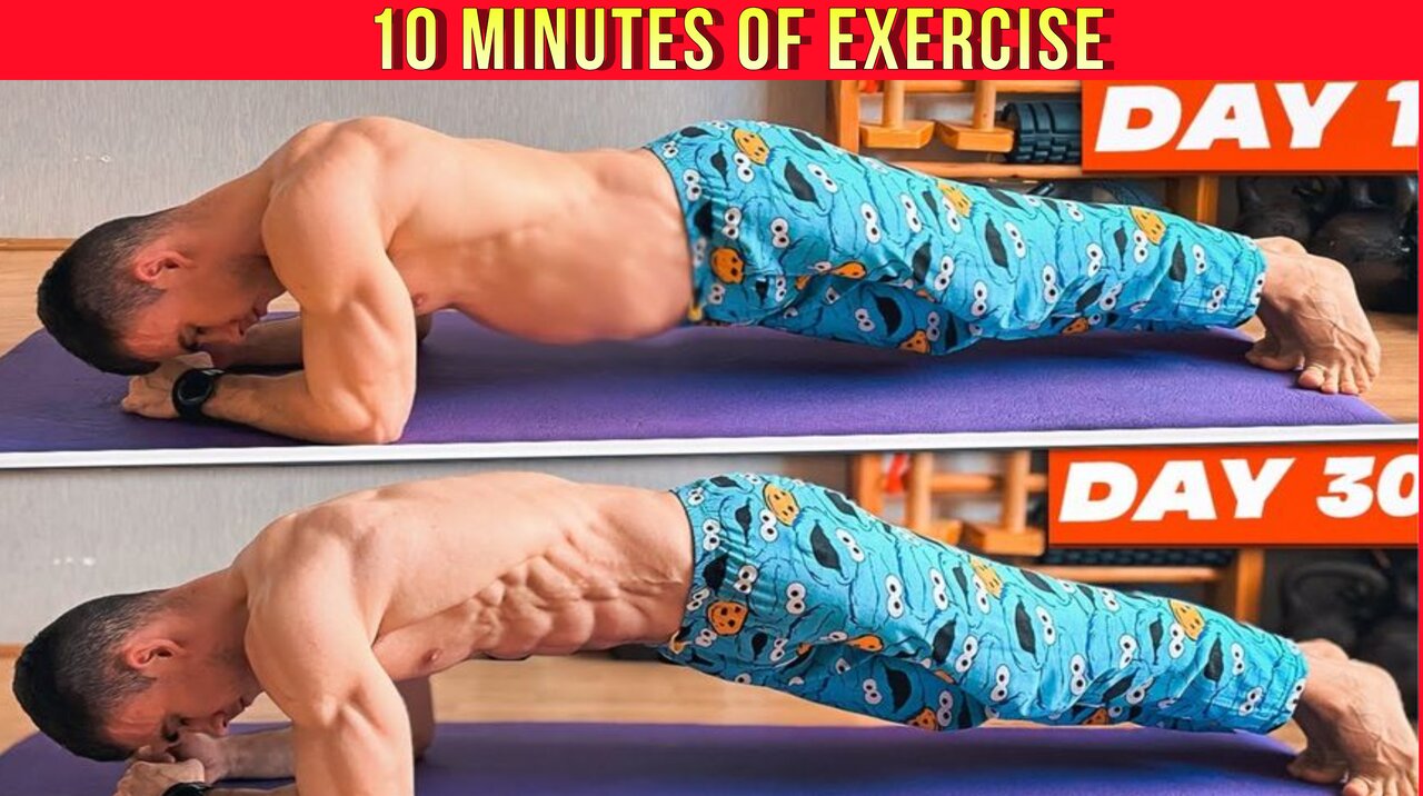 Exercises to lose belly fat 10 minutes on a plank to eliminate fat in 7 days
