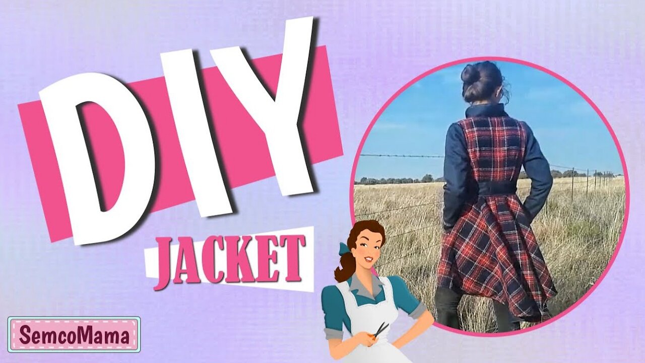 How to sew a jacket | DIY | Ellie and Mac pattern