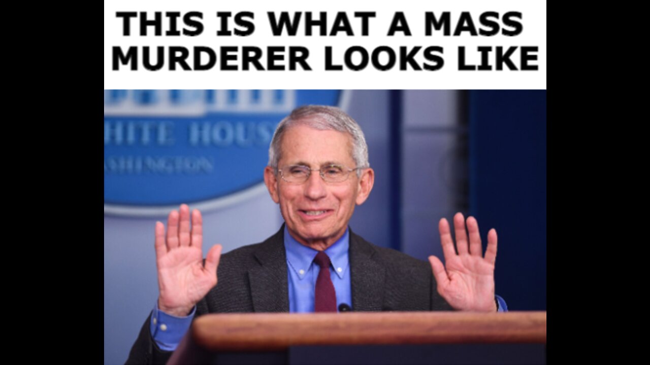 💉 👿 To Dr. Fauci ~ "People and Children are Dying and Being Horribly Maimed From the Vaccines and You Did Nothing"!