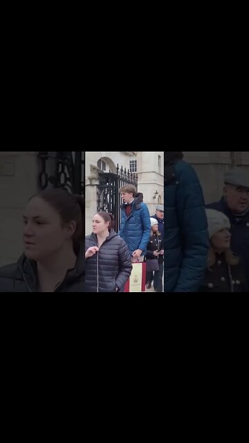 Is this the the tallest man on Britian #horseguardsparade