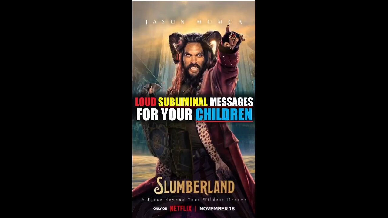 Jason Momoa flaunts vile referencing to satan & pedo in the Netflix children’s movie ‘SLUMBERLAND’