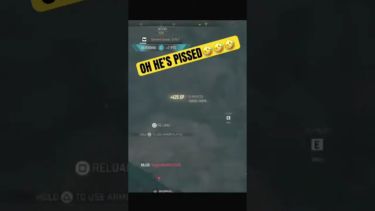 OH HE’S PISSED Subscribe for more #resurgence #callofduty #warzone2 #shorts