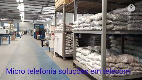 Mini provedor de internet visita na fábrica