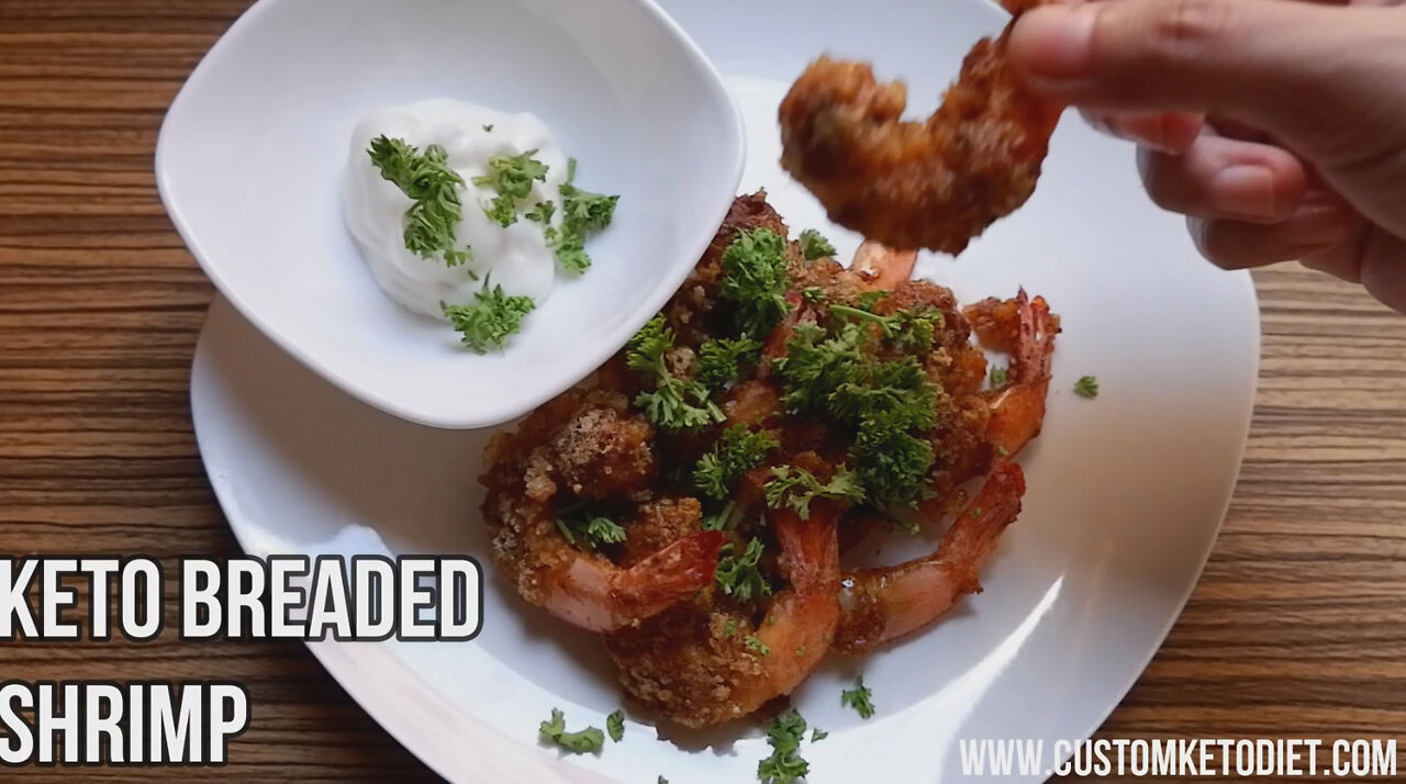 Keto Breaded Shrimp