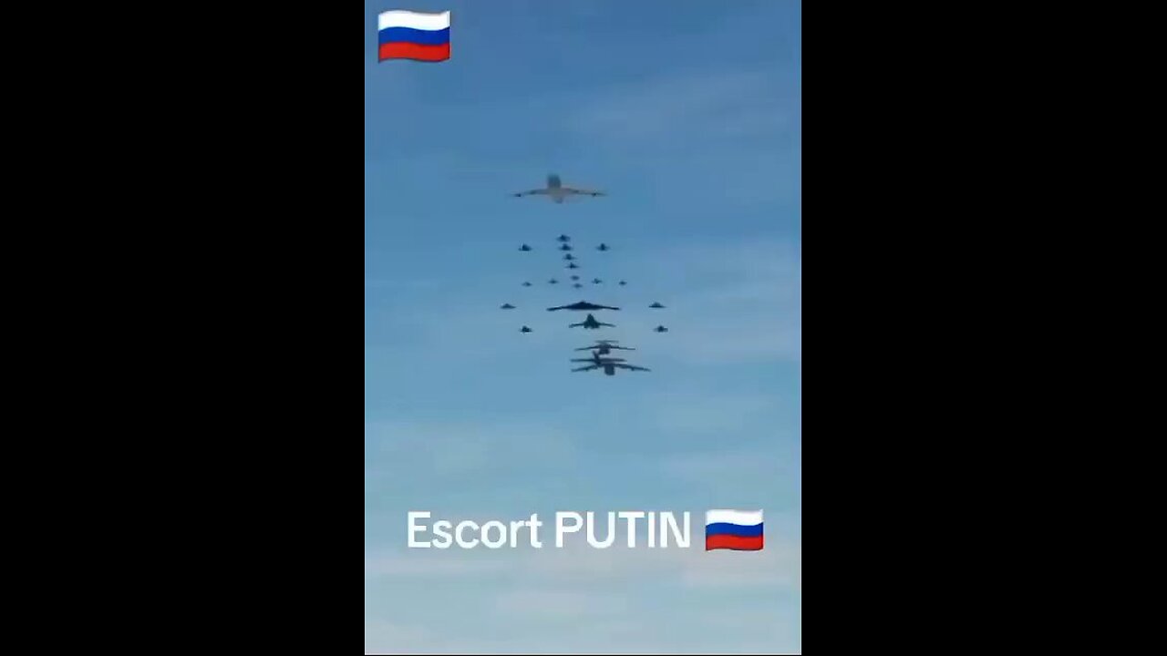 A magnificent air parade accompanied Russian President Putin during his Mongolian visit.