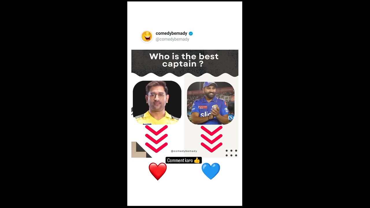 vote for your favourite captain😎