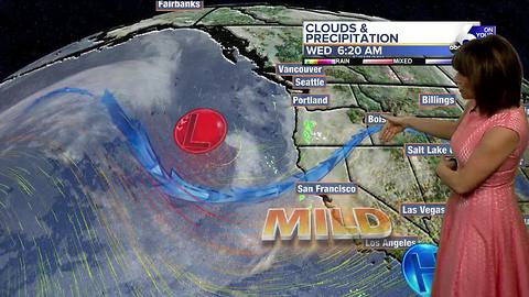 On the cool side again today before temperatures climb just in time for the weekend