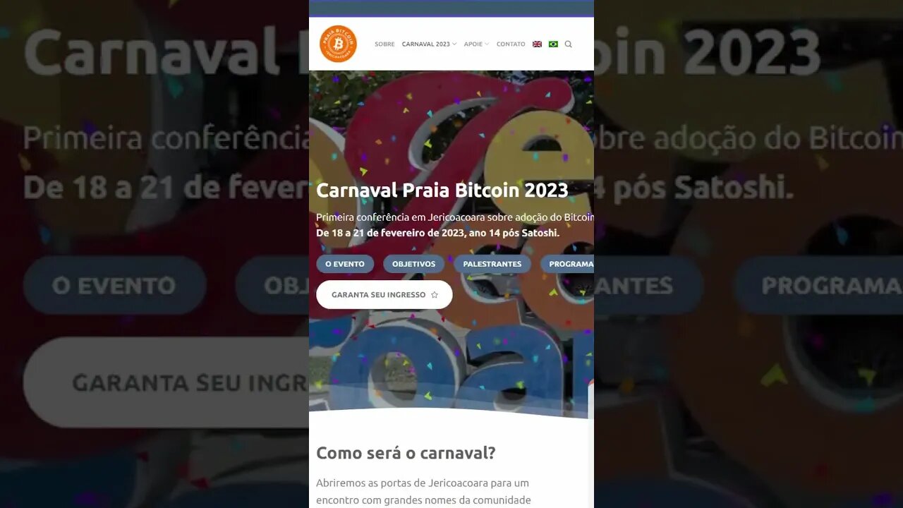 VISITA à PRAIA do BREJÃO num DOMINGO de SOL e ANÚNCIO do CARNAVAL PRAIA BITCOIN 2023 em JERICOACOARA