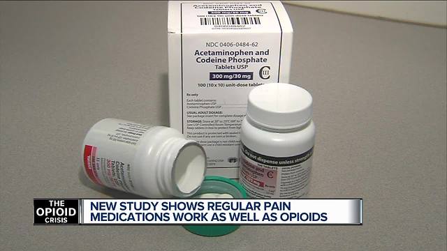 New study shows regular pain medications work as well as opioids