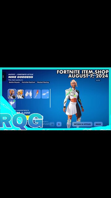 NIKE STUFF IS BACK! DID U BUY PARADIGM YESTERDAY? FORTNITE ITEM SHOP (August 7, 2024)