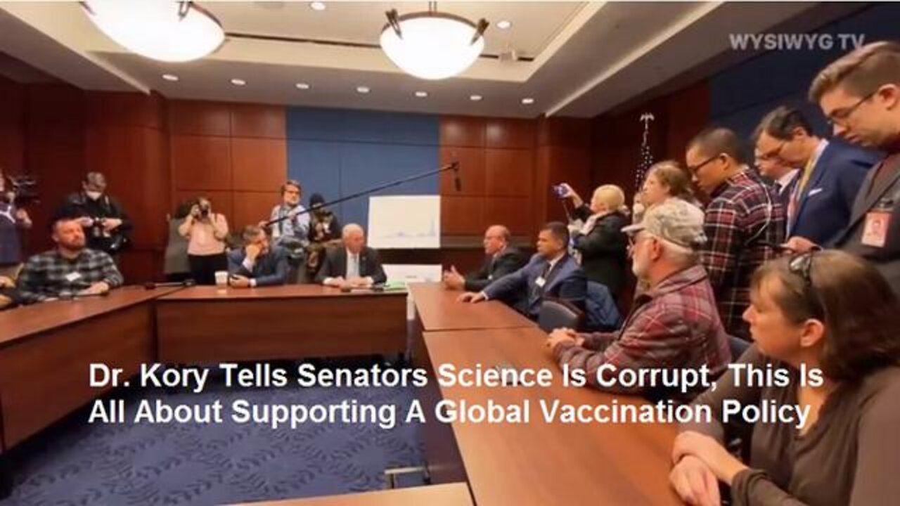 Dr. Pierre Kory also Tells the Satanic Senators that 'Science' Is Corrupt... [17.03.2022]