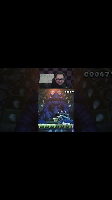 I FOUGHT DARK BOWSER #fyp #shorts #gaming #streamer #supermario #viral #popular #mario