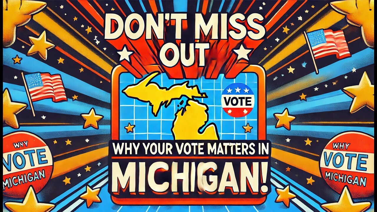 Don't Miss Out! 🗳️ Why Your Vote Matters in Michigan! 🌟