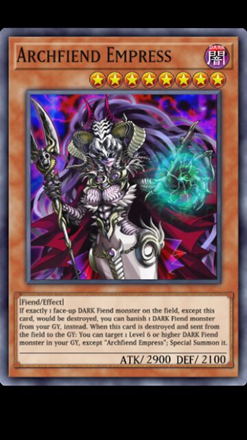 Yu-Gi-Oh! Archfiend Empress