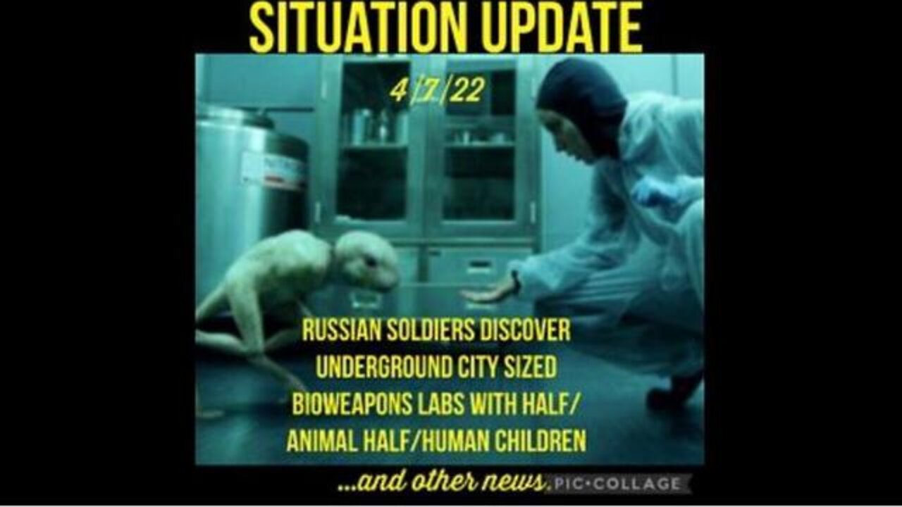 SITUATION UPDATE: RUSSIAN SOLDIERS DISCOVER UNDERGROUND UKRAINE CITY, SEIZED BIOWEAPONS LABS WITH