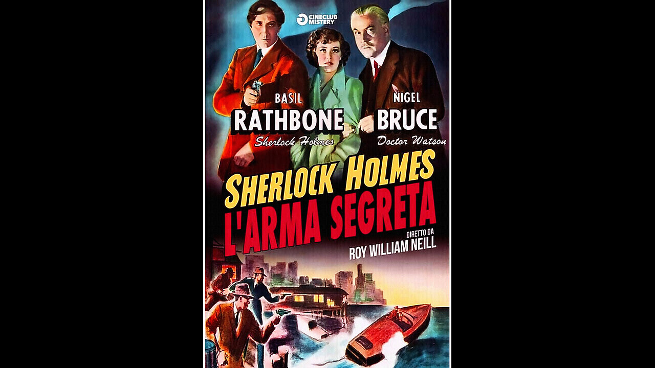 #1943 “SHERLOCK HOLMES E L'ARMA SEGRETA” con Basil RATHBONE, Nigel BRUCE, Lionel ATWILL e Kaaren VERNE = Regia di Roy William NEILL =#IN TUTTI I TEMPI, QUANTI #'FALSI RESISTENTI'!!🤮🤮🤮#MA L'IMMACOLATA VINCERÀ!!😇💖🙏