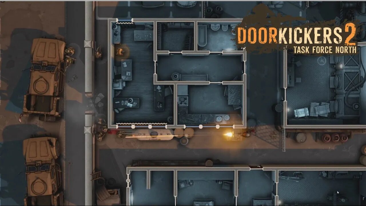 Weaving Through a Fortified Oil Refinery l Door Kickers 2 CQC Tactics & Techniques