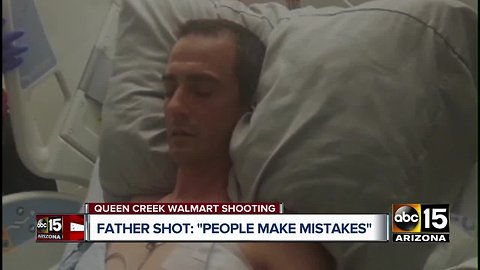 Father shot by stranger outside Queen Creek Walmart says he doesn't hold grudge