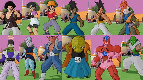 Rest of the Characters - All Forms, Special Attacks and Costumes in DBZ BT 4