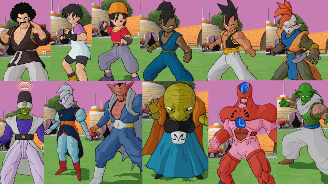 Rest of the Characters - All Forms, Special Attacks and Costumes in DBZ BT 4