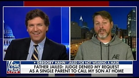 Man jailed by a far-left judge for refusing to wear a mask.