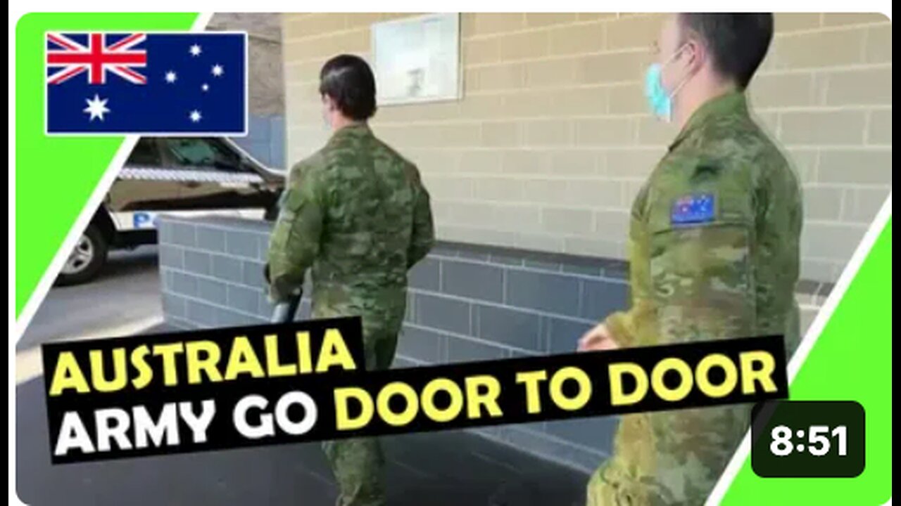 AUSTRALIA | Army Go Door To Door