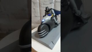 Den Knight Quickie: BTAS Batman and Batcycle #youtubeshorts #foryou #fyp #unboxing #review #trending