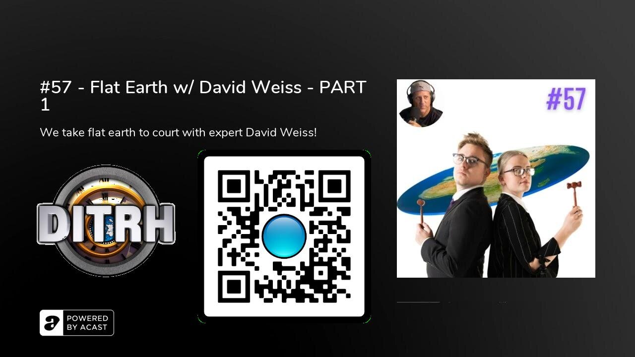 [The Court Case Podcast!] #57 - Flat Earth w/ David Weiss - PART 1 [Jul 21, 2022]