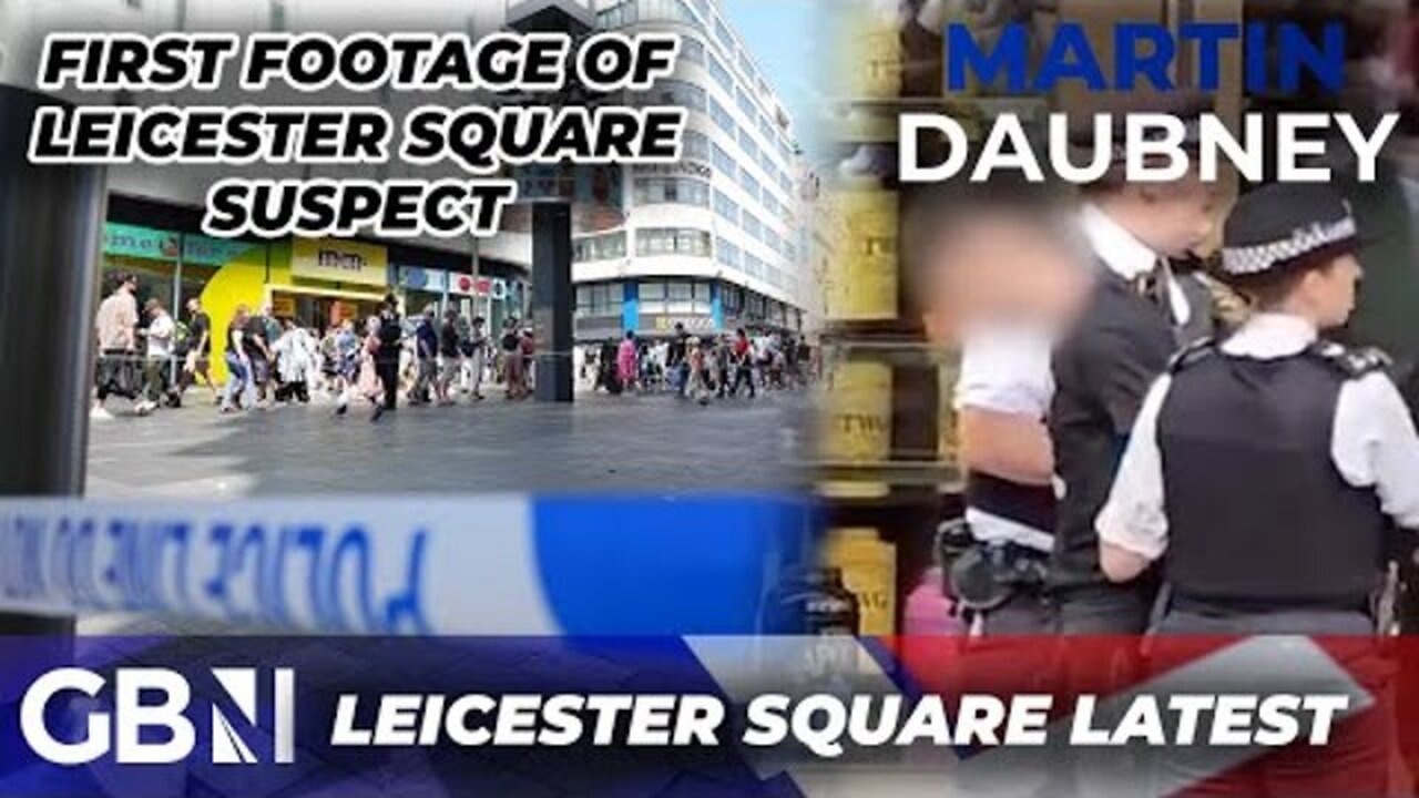 WATCH: First video of Leicester Square attacker arrested by police following 'VISCIOUS' stabbing