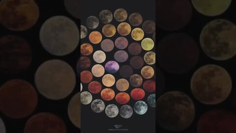 ALL THE MOON COLORS !! #shorts #viral #moon #explorepage