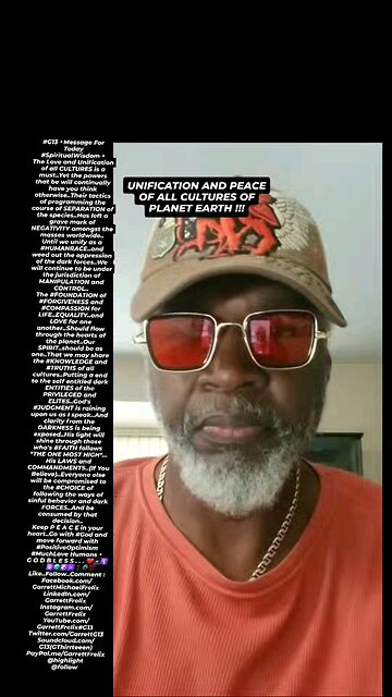 ▪︎UNIFICATION AND PEACE OF ALL CULTURES OF PLANET EARTH▪︎