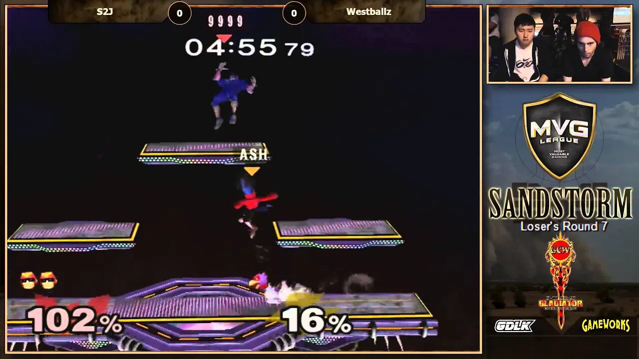 MVG Sandstorm: Top 8 Singles L7 - S2J (C. Falcon) vs. Westballz (Falco)