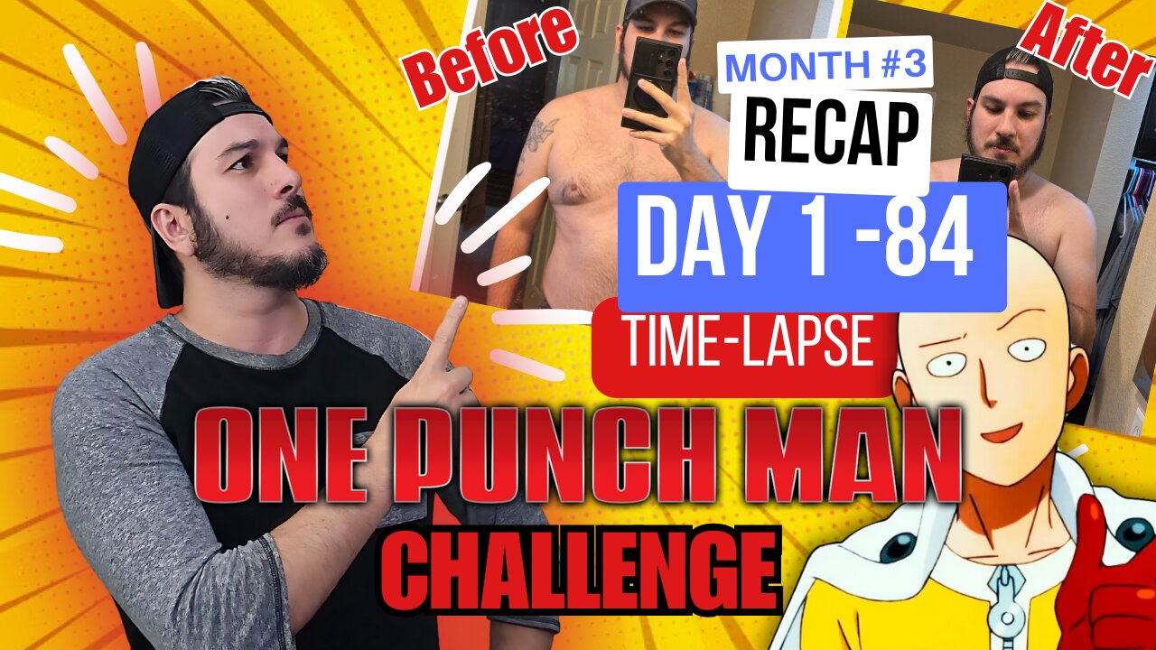 The ONE PUNCH MAN FITNESS CHALLENGE: Month 3 Recap and Time-lapse