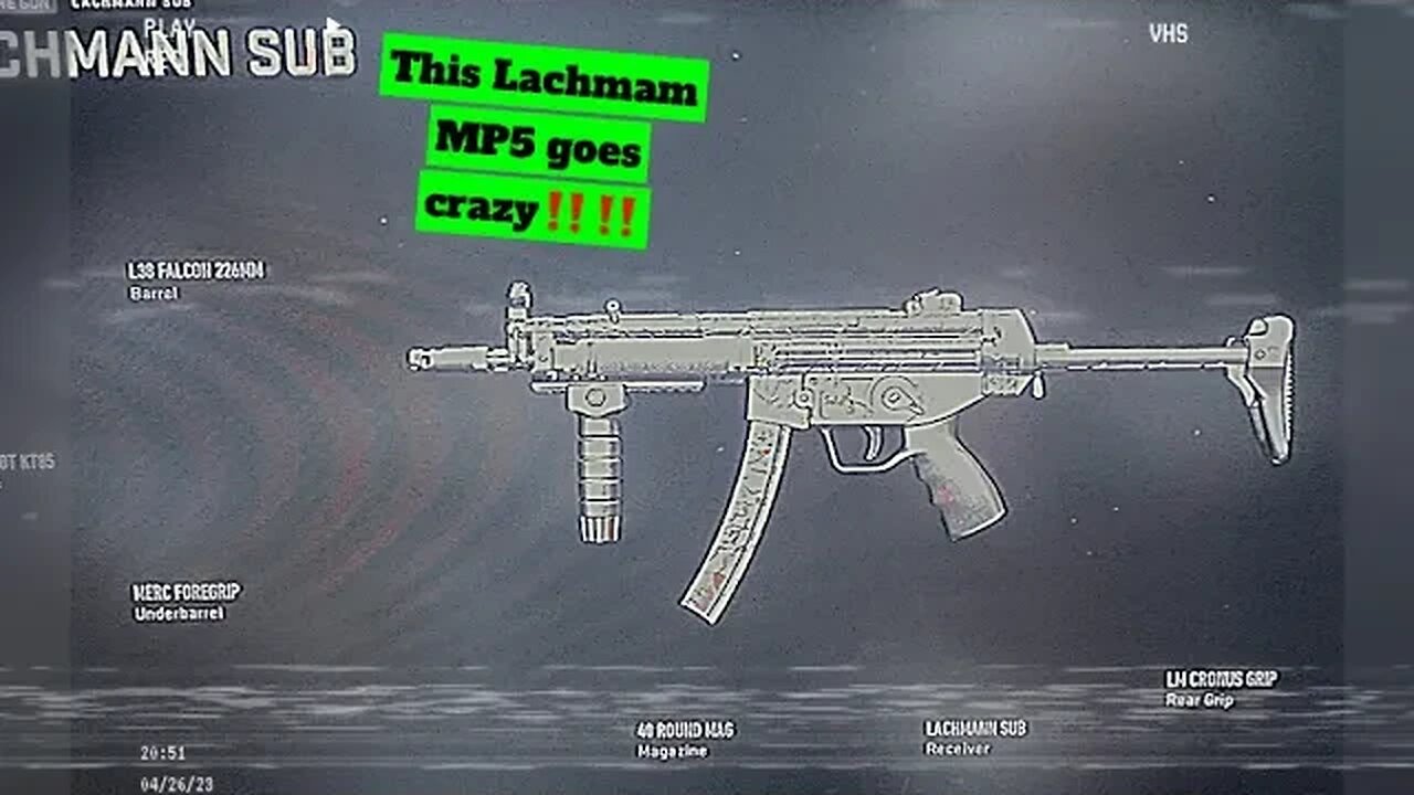 Lachman- Mp5 really goes to work (getting slammed by rats)!!!!