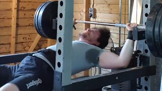 95 KGS X 7 PAUSED BENCH PRESS. NEW REP PR!