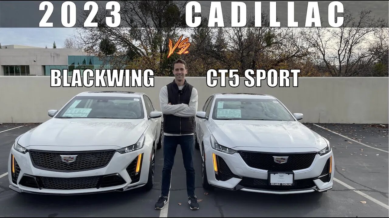 Blackwing 2023 Cadillac CT5 V vs. CT5 SPORT