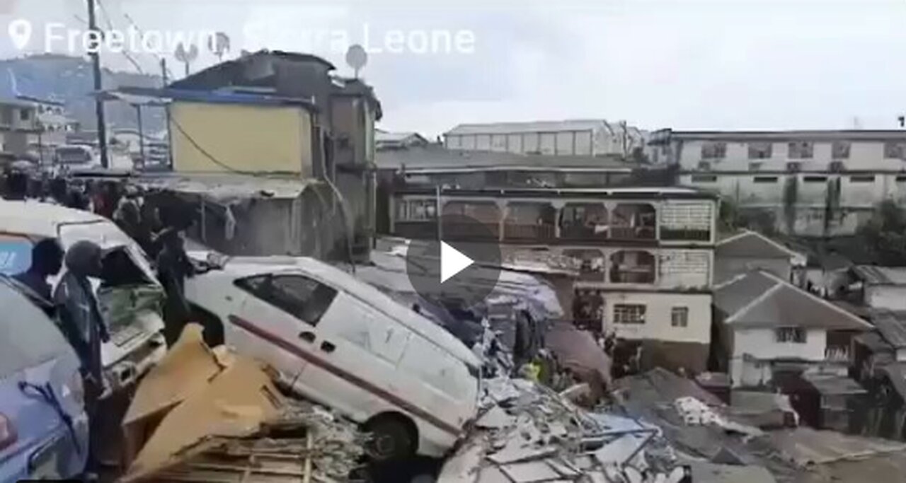 SIEERE LEONNE BUILDING COLLAPSE: RESCUE UNDERWAY, MANY FEARED TRAPPED...