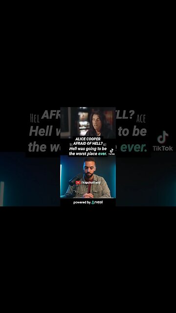Rockstar Alice Cooper afraid of hell?? 🤯 #jesus #christianity #spirituality #god