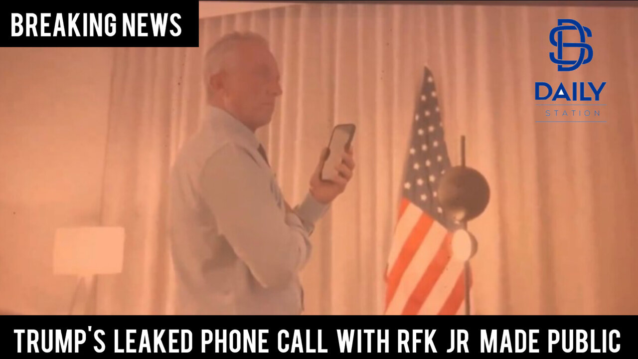 "BIDEN ASKED WHY I TURNED MY HEAD"|Trump's leaked phone call with RFK Jr made public|Breaking|