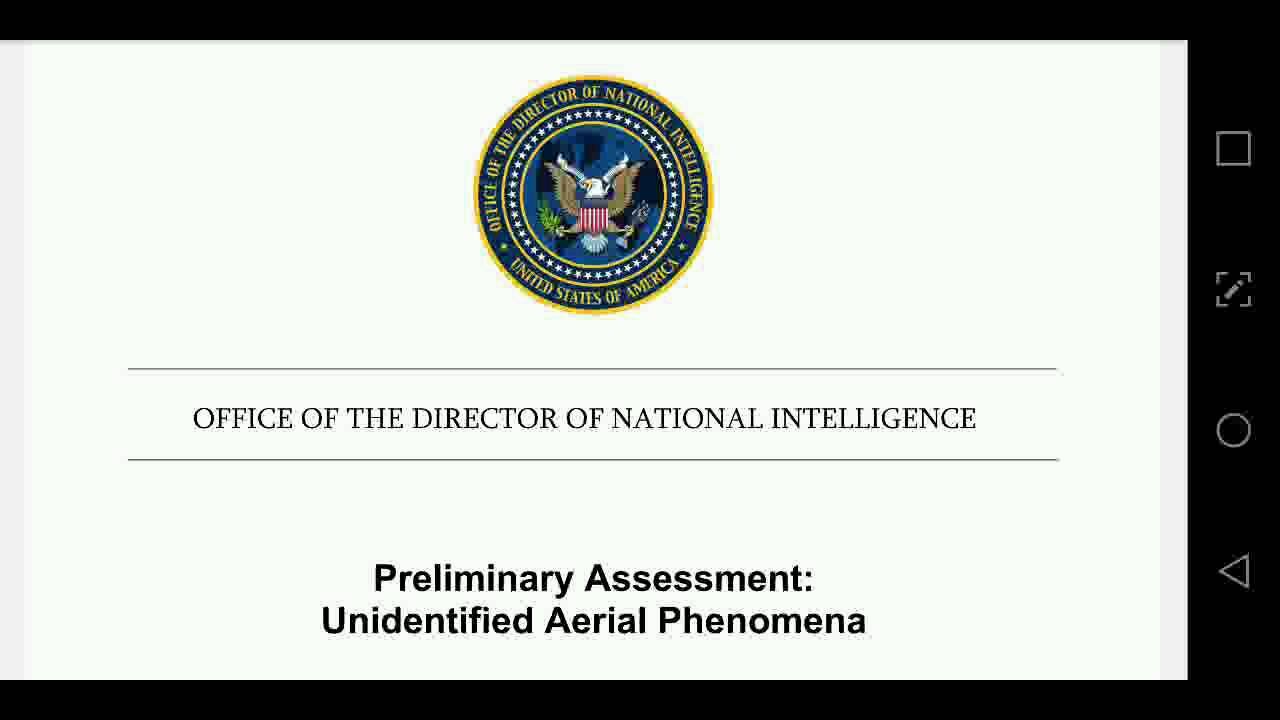 The USG UFO Non-Disclosure Report...