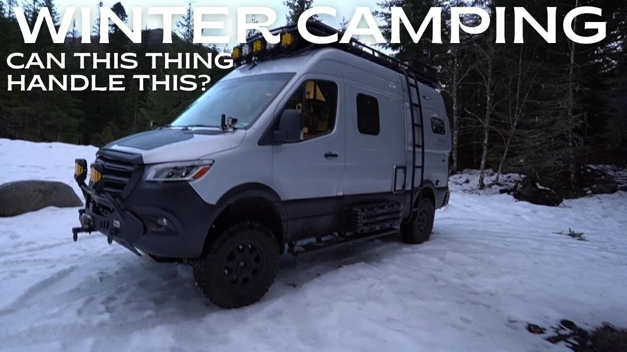 Winter Camping In Our Van - Can It Handle This?