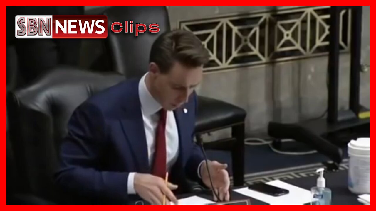 Hawley, Sinema Share Tense Exchange During Hearing - 2878